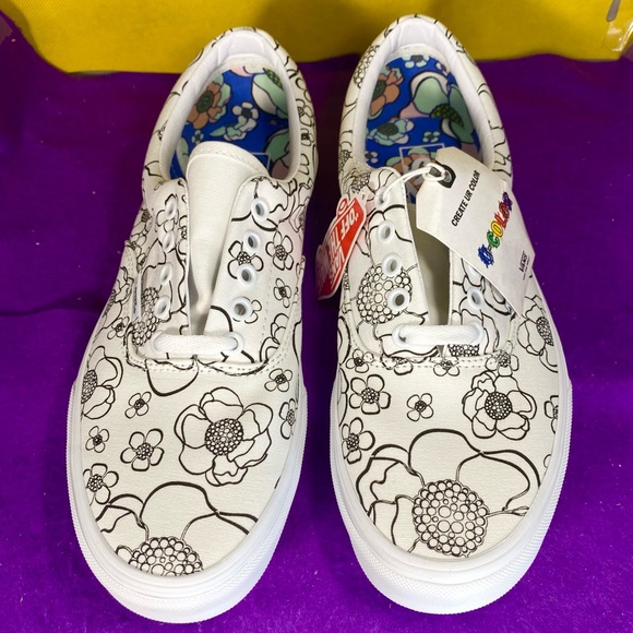 Vans Off the Wall Create UR Color Floral Men’s 10 - Picture 3 of 10